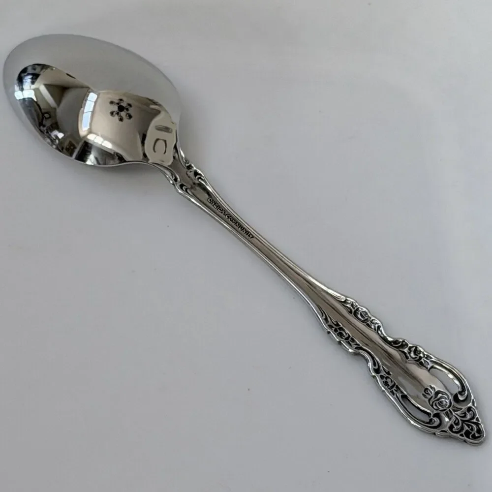 6pc Oneida Community Brahms Flatware Hostess Serving Set Stainless Betty Crocke